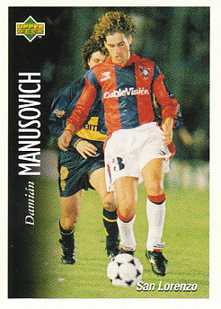 Damian Manusovich San Lorenzo 1995 Upper Deck Futbol Argentina #71
